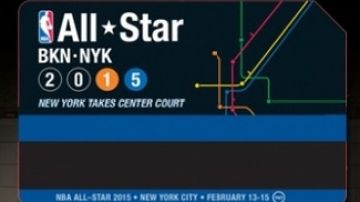 La MetroCard honra a los NY Knicks y a los Brooklyn Nets.