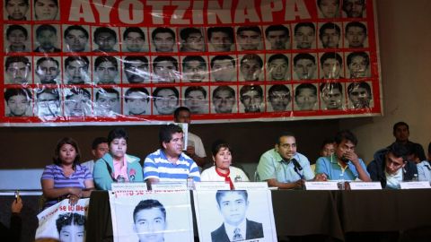 La desaparición de los normalistas se registró el pasado 26 de septiembre.