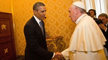 El presidente Obama atribuyó al Papa su mediación para terminar con el embargo a Cuba.