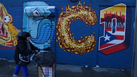 Una de las calles del barrio Lower East Side o Loisaida como le llamó la antigua comunidad boricua que residía en la zona.
