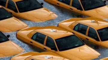 NYC sufrió graves inundaciones durante el paso del huracán Sandy en el 2012.