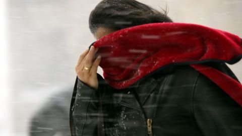 Para el fin de semana se esperan nevadas y lluvia congelada.
