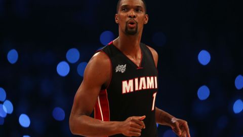 Chris Bosh había sufrido dolores en el pecho durante el receso que tuvo por el All Star Weekend.
