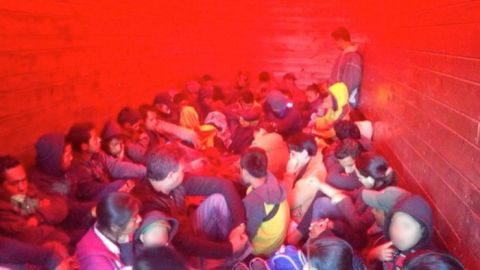 Los extranjeros fueron encontrados durante una revisión migratoria en el estado de Coahuila.