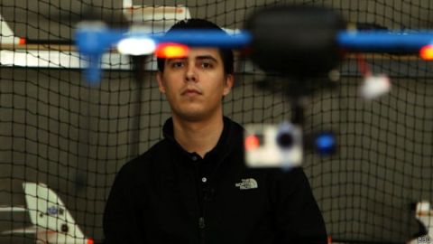 El joven genio de los drones.
