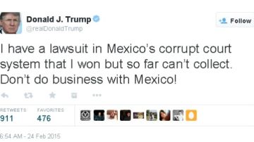 Usuarios mexicanos de Twitter no tardaron en responder a los comentarios de Trump.