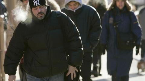 Hoy sufriremos un frío ártico proveniente de Canadá.