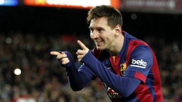 Leo Messi, delantero del Barça y de Argentina.