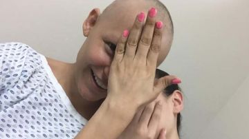 Karla ya dio un pasito más en su ardua lucha contra el cáncer.