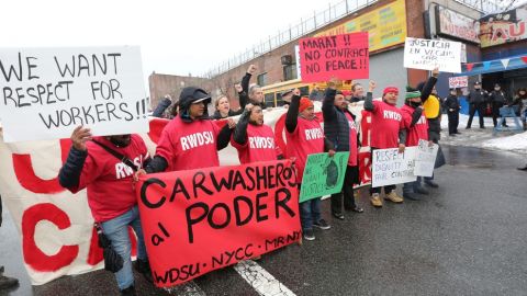 Unas 200 personas marcharon en Brooklyn para pedir justicia.