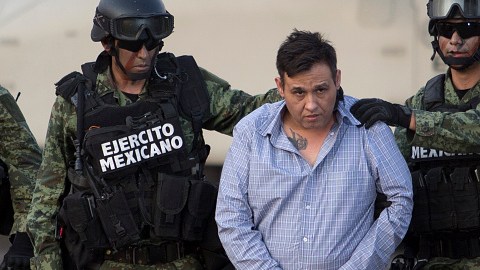 El capo fue presentado a los medios de comunicación.