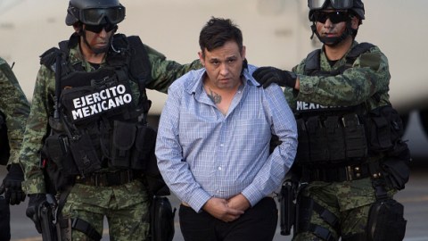 El capo fue presentado a los medios de comunicación.