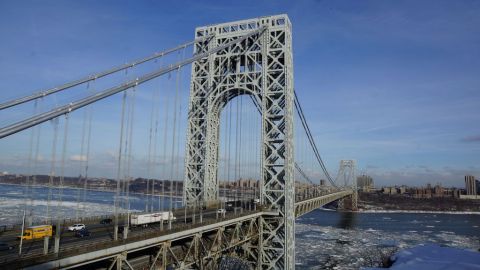 El puente George Washington es el lugar de referencia de Fort Lee.