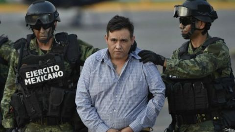 Fue detenido en el estado norteño de Nuevo León.