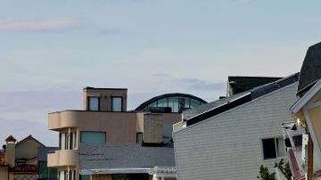 Vista de una casa seriamente dañada en el 2012 en el vecindario de Belle Harbor, en Queens.