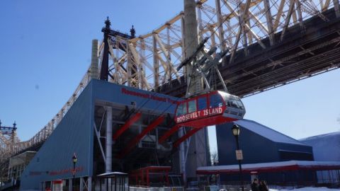 El teleférico es un ícono de este sector de Nueva York.