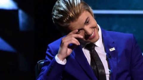 En su gran noche, Bieber se lució como siempre.