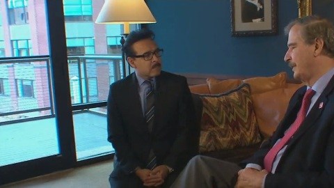 Vicente Fox habló con Univision 41 de Texas