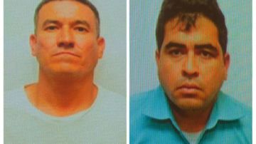 Entre los detenidos está Octavio Gómez Gómez (izq.) y Daniel Menera Sierra.