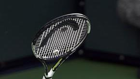Djokovic celebra el triunfo en Indian Wells.