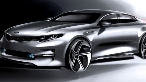 El nuevo Kia Optima tiene un diseño más futurístico.