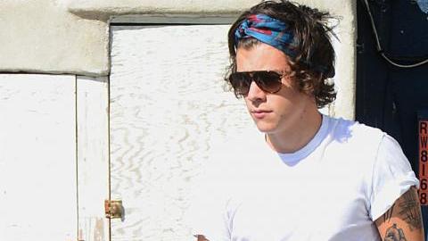 Harry no paró de secarse las lágrimas con el dorso de la mano mientras cantaba.