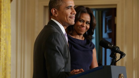 El matrimonio Obama.