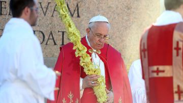 El Sumo Pontífice dio inicio a las celebraciones de Semana Santa.