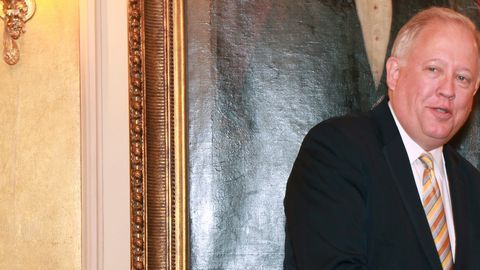 El presidente Medina recibió al funcionario estadounidense.