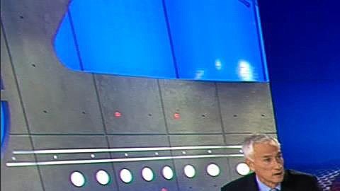 Jorge Viera (dcha) en el estudio de Univision Noticias con Jorge Ramos.