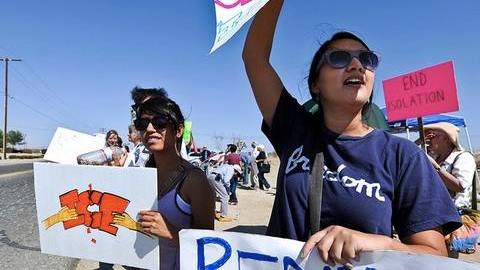 protesta centros detencion