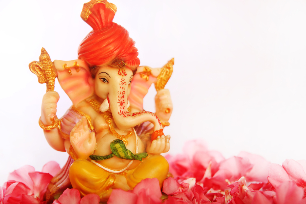 El dios Ganesh, con la cabeza de un elefante, es removedor de los obstáculos para la cultura hindú.