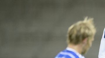 Alan Dzagoev y su festejo del poker de goles.