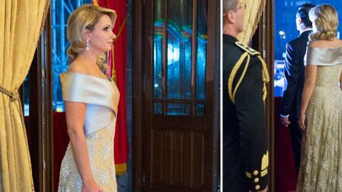 Este es el controversial vestido mexicano de la primera dama Angélica Rivera.