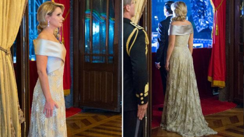 Este es el controversial vestido mexicano de la primera dama Angélica Rivera.