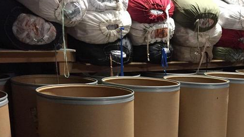 La droga estaba en 60 bolsas de lavandería.