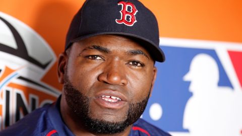 David Ortiz, excañonero de los Medias Rojas de Boston.