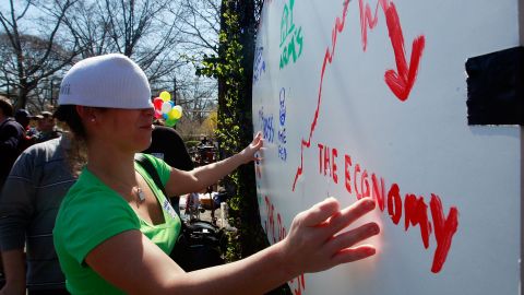 Jobless Compete In Mock "Unemployment Olympics"