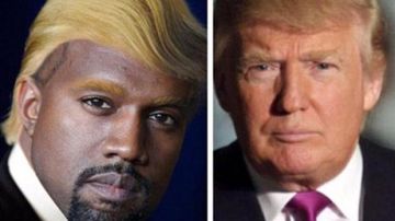 Kanye fue comparado con Donald Trump, uno de los candidatos más polémicos.