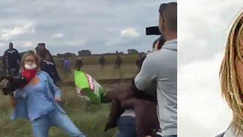reportera hungara xenofoba