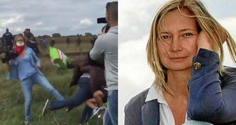 reportera hungara xenofoba