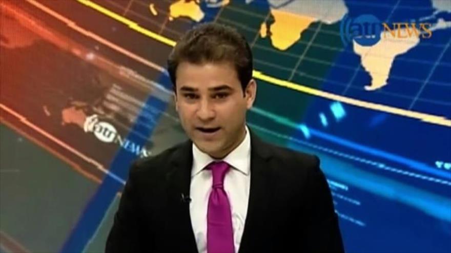 Así se vio en vivo en la TV afgana el terremoto