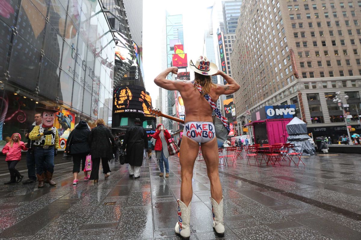 Robert Burck, ícono de Times Square