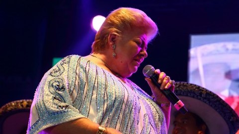 40 temas fueron interpretados por la homenajeada.