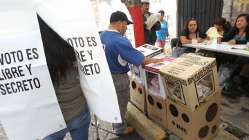 Los mexicanos acudieron a las urnas para renovar cargos públicos.