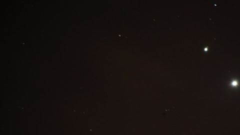 Los expertos señalan que el efecto de la conjunción planetaria se podrá disfrutar hasta el final de esta semana.