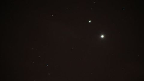 Los expertos señalan que el efecto de la conjunción planetaria se podrá disfrutar hasta el final de esta semana.
