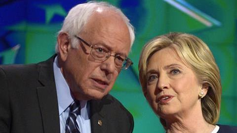 Bernie Sanders y Hillary Clinton.