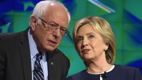 Bernie Sanders y Hillary Clinton.