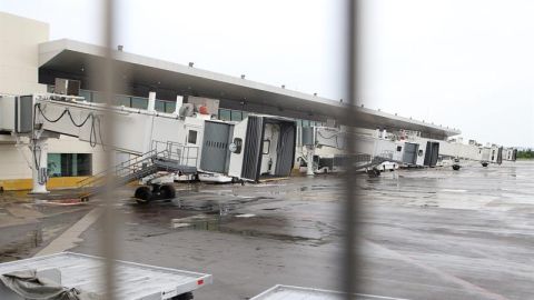 Los efectos del huracán Patricia.